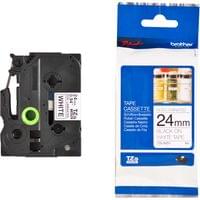 Brother TZe-N251 Tape Black on White, Non Laminated,... - 1