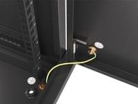 Lanberg rack cabinet 19&amp;quot; wall-mount 9U/600x450 for... - 4