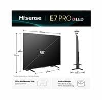 Hisense 85" E7Q Pro, 4K Ultra HD 3840x2160, QLED, Quantum... - 2 Hisense 85" E7Q Pro, 4K Ultra HD 3840x2160, QLED, Quantum... - 2
