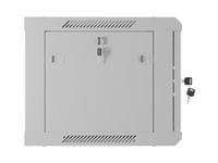 Lanberg rack cabinet 19&amp;quot; wall-mount 6U/600x450 with... - 7