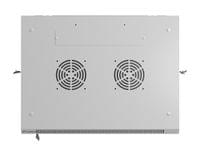 Lanberg rack cabinet 19&amp;quot; wall-mount 6U/600x450 with... - 9
