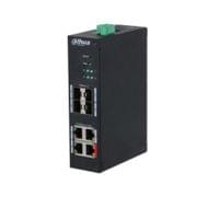 8-портов Индустриален Layer 2 Gigabit HI-POE суич 4x... - 1