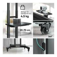 ONKRON Mobile TV Stand for 40-70” TVs with... - 4