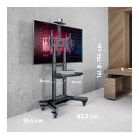 ONKRON Mobile TV Stand for 40-70” TVs with... - 7