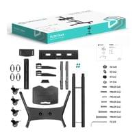 ONKRON Mobile TV Stand for 40-70” TVs with... - 8