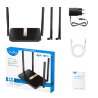 Безжичен рутер Cudy LT500D, 4G LTE, 5GHz, 1200 Mbps, 10/100 - 4