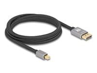 Delock Кабел Mini DisplayPort към DisplayPort, 8K, 60 Hz, 2 m - 1