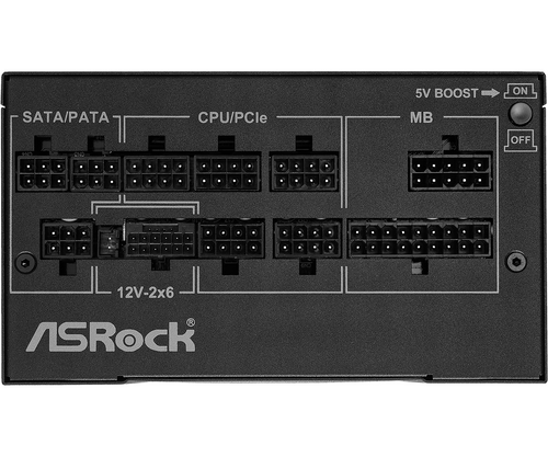 Захранващ блок ASRock Phantom Gaming 1000W 80+ Gold, PCIe... - 2