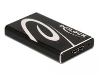 Външно чекмедже Delock 42006, За mSATA SSD, USB - 2 Външно чекмедже Delock 42006, За mSATA SSD, USB - 2