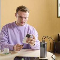 HAMA Външна батерия „High Power“, 200 W, 24000 mAh, 2x USB-C, USB-A,... - 21