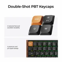 Безжчина механична клавиатура Keychron K3 MAX SE Black... - 2
