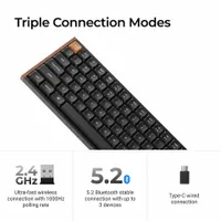 Безжчина механична клавиатура Keychron K3 MAX SE Black... - 4