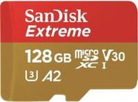 Карта памет SANDISK Extreme microSDXC, 128GB, За Dash Cameras и Drones,... - 1