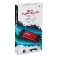Флаш памет Kingston Dual USB-A/C Portable SSD 1TB -... - 3
