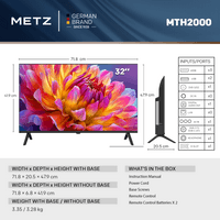 METZ Телевизор 32&amp;quot; DLED HD Ready... - 6
