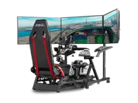 Мобилна стойка за три монитора Next Level Racing Round Tube - 2