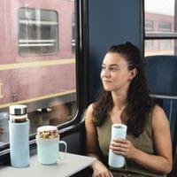 Купа за зърнени храни Xavax To Go, 2 отделения, 500 + 200 ml, пастелно... - 6