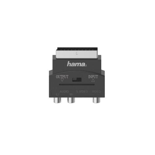 Преходник  HAMA S-VHS, 3 х Чинч(1хVideo+2xAudio) - Скарт,... - 1