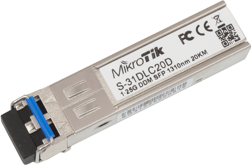 SFP модул Mikrotik S-31DLC20D, 1.25G, 20km - 1