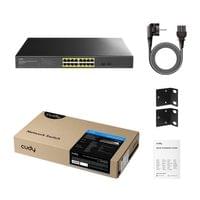 Суич Cudy GS1016EPS2, 16 портов, управляем Gigabit PoE+, 2x Gigabit SFP... - 3