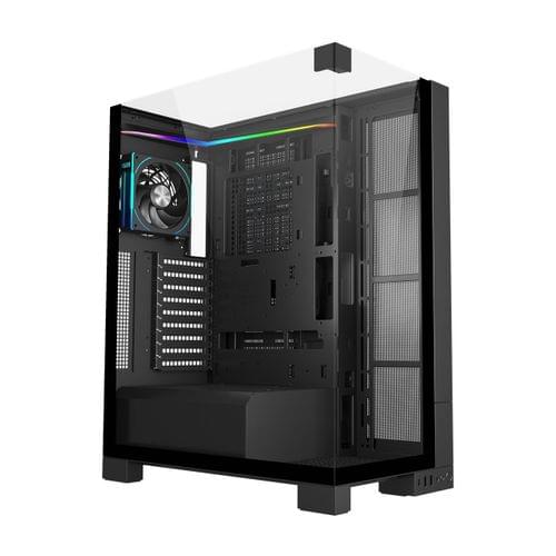 Кутия FSP U691 Black ARGB TG, ATX Ultra-Tower - 1