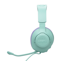 Геймърски слушалки JBL Quantum 100M2 Cyan - 3
