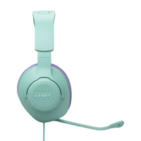 Геймърски слушалки JBL Quantum 100M2 Cyan - 4