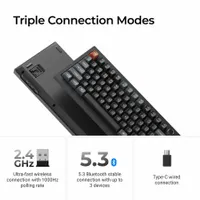 Безжична механичка клавиатура Keychron V6 Ultra 8K - Silk... - 4