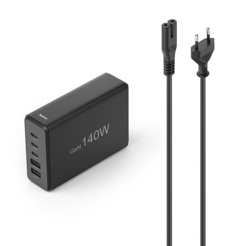 HAMA Зарядна станция 140 W, GaN, Fast Charger, 3 x USB-C,... - 1