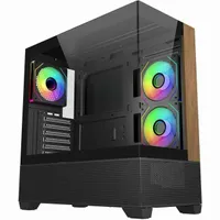Кутия CoolerMaster Elite 690 Wood - Черна - 1 Кутия CoolerMaster Elite 690 Wood - Черна - 1