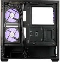 Кутия CoolerMaster Elite 690 Wood - Черна - 5