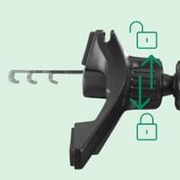 HAMA Безжично зарядно устройство Qi2, 15W, за кола, черно - 6