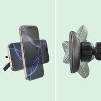 HAMA Безжично зарядно устройство Qi2, 15W, за кола, черно - 8