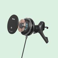 HAMA Безжично зарядно устройство Qi2, 15W, за кола, черно - 10