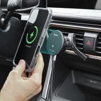 HAMA Безжично зарядно устройство Qi2, 15W, за кола, черно - 20