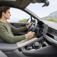 HAMA Безжично зарядно устройство Qi2, 15W, за кола, черно - 22