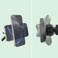 HAMA Безжично зарядно устройство Qi2, 15W, за кола, черно - 25