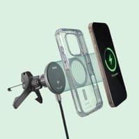 HAMA Безжично зарядно устройство Qi2, 15W, за кола, черно - 26