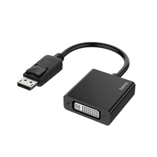 Адаптер HAMA  DisplayPort мъжко - DVI женско, Ultra-HD... - 1