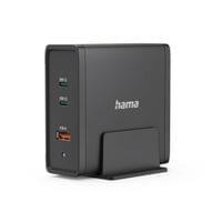 HAMA Зарядна станция 140W, USB-C, 3 порта, GaN, Power... - 2