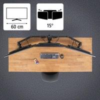 Стойка за монитор HAMA, 3 монитора, 13&amp;quot; - 27&amp;quot;, 118495 - 14