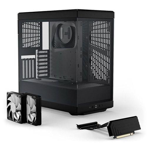 Кутия HYTE Y40 Tempered Glass, Mid-Tower, Черна, Стъклени... - 2