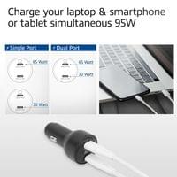 ACT Бързо зарядно за кола 95W 2x USB-C, PD, GAN, 12-24V - 2