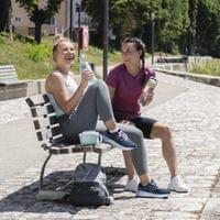 Комплект кутия за храна с прибори Xavax To Go, 1100 мл, пастелно синьо - 10