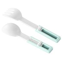 Комплект кутия за храна с прибори Xavax To Go, 1100 мл, пастелно синьо - 11