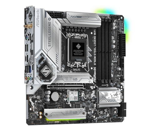 Дънна платка ASRock B760M Steel Legend WIFI DDR5 - 2