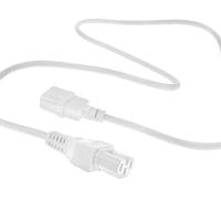 ACT Захранващ кабел C14-C15, бял, 2.0м - 3