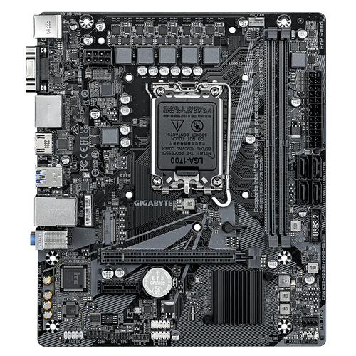 Дънна платка GIGABYTE H610M-S2H V3 DDR4, socket 1700,... - 1