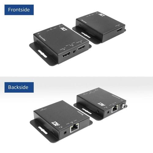 4K HDMI Extender (усилвател) ACT AC7801, усилва HDMI... - 2