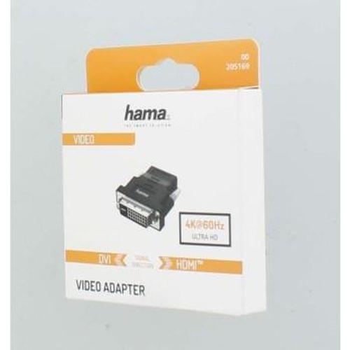 Адаптер HAMA 205169, DVI-D мъжко - HDMI женско, Ultra-HD,... - 2